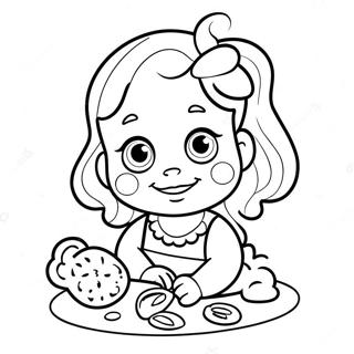 Gambar Mewarnai Bibi Paling Manis Selamanya 122324-56877