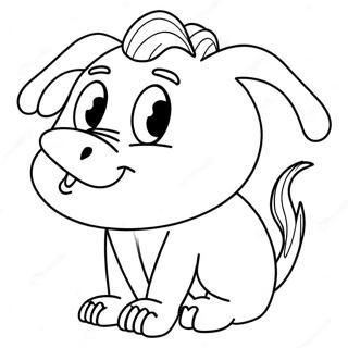 Halaman Mewarnai Hewan Jelek Yang Konyol 122399 56937