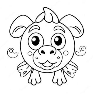 Halaman Mewarnai Hewan Jelek Yang Konyol 122399 56939