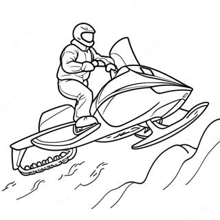 Mobil Salju Halaman Mewarnai
