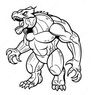 Monster Super Halaman Mewarnai