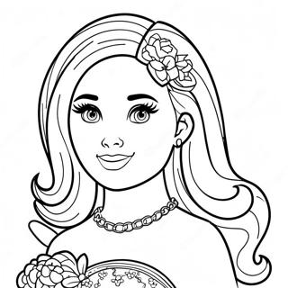 Halaman Mewarnai Bibble Barbie 122940-57351