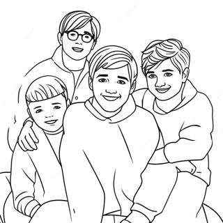 Halaman Mewarnai Sam Dan Colby Dengan Teman Teman 123304-57647