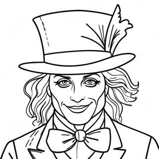 Halaman Mewarnai Mad Hatter Steampunk Victoria 123741-57978