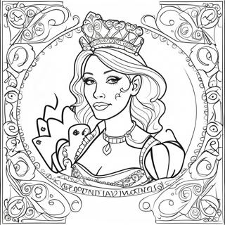 Halaman Mewarnai Ratu Hati Steampunk Gotik 123743 57986