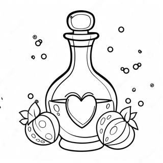 Halaman Mewarnai Ramuan Cinta Berkilau 123793-58027