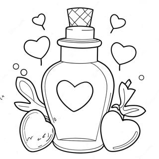 Halaman Mewarnai Ramuan Cinta Berkilau 123793-58028