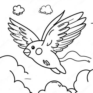 Halaman Mewarnai Super Perak Terbang Di Langit 124073 58242