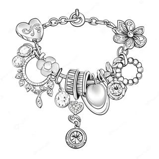 Halaman Mewarnai Gelang Pesona Yang Berkilau 124615 58750