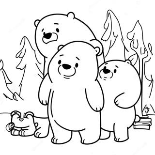 Halaman Mewarnai We Bare Bears 124638-58761