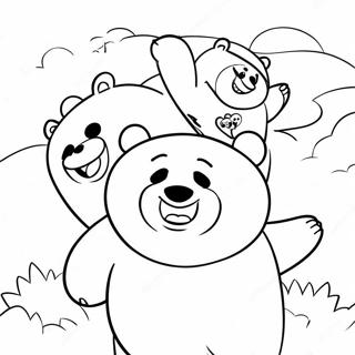 Halaman Mewarnai We Bare Bears 124638-58764