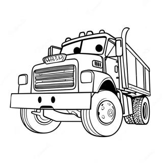 Halaman Mewarnai Truk Derek Berat 125155 59169