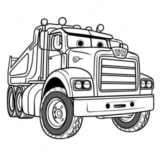 Halaman Mewarnai Truk Derek Berat 125155 59171