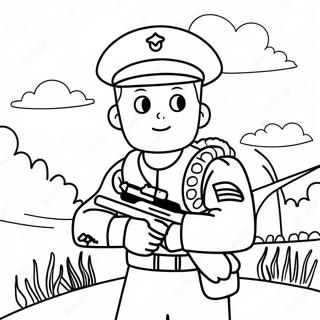 Halaman Mewarnai Marinir Yang Berani Dalam Pertempuran 125208 59216