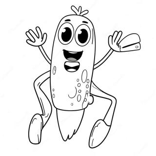 Halaman Mewarnai Forky Yang Imut Dengan Senyuman Besar 125257-59247