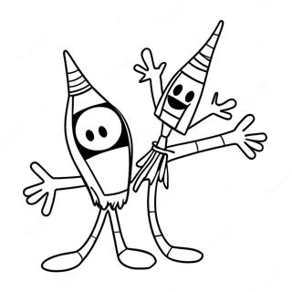 Halaman Mewarnai Forky Dalam Petualangan Berwarna 125258-59250