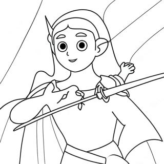 Gambar Mewarnai Nimona Dalam Aksi 125669-59566