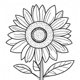 Halaman Mewarnai Bunga Matahari Cerah 126547-60248