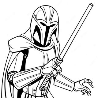 Gambar Mewarnai Jenderal Grievous Dengan Lightsaber 126936-60552