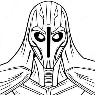 Gambar Mewarnai Jenderal Grievous Yang Menakutkan 126937-60554