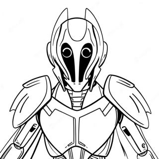 Gambar Mewarnai Jenderal Grievous Dalam Starfighter 126938-60558