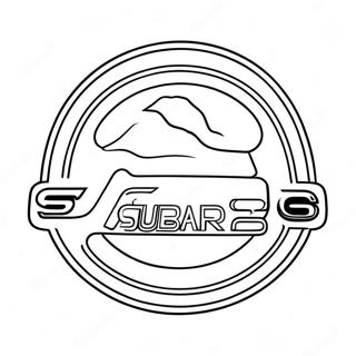 Mewarnai Logo Subaru 126985-60582