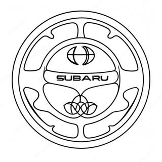 Mewarnai Logo Subaru 126985-60583