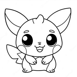 Halaman Mewarnai Pokemon Bayi Yang Imut 127295-60826