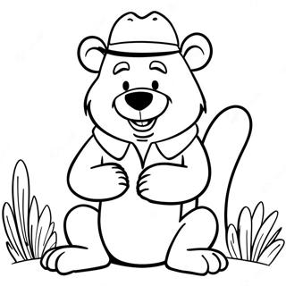 Yogi Bear Halaman Mewarnai