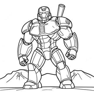 Halaman Mewarnai Mesin Perang Tersembunyi 127659 61246