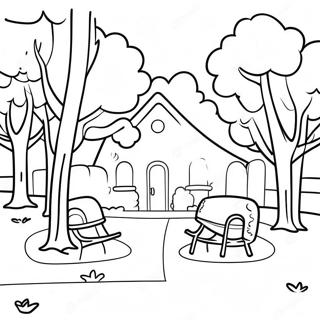 Gambar Mewarnai Taman Lingkungan Yang Ramah 127864-61404