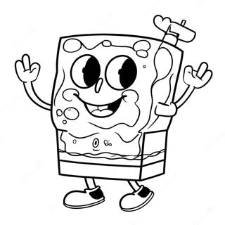 Spongebob Dan Teman-Teman Halaman Mewarnai