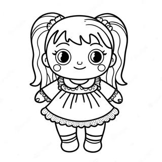 Gambar Mewarnai Boneka Menyeramkan 127937-61450