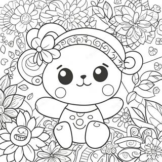 Halaman Mewarnai Pola Croche Yang Imut 128068-61556