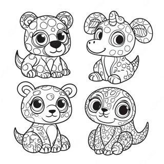 Halaman Mewarnai Hewan Croche Yang Menggemaskan 128070-61562