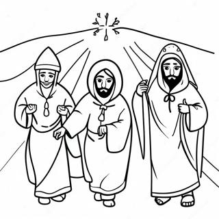 Halaman Mewarnai Prosesi Las Posadas 128173-61639