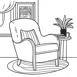 Halaman Mewarnai Kursi Santai Yang Nyaman 128224 61682