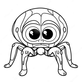 Halaman Mewarnai Lucas Si Laba Laba Yang Lucu 128350-61776