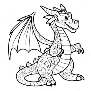 Halaman Mewarnai Naga Dan Master Naga Yang Kuat 128430 61846