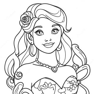 Halaman Mewarnai Putri Disney Bertato 128452-61850