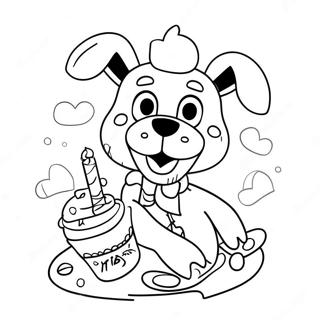 Gambar Mewarnai Chica Fnaf Dengan Cupcake 128636-61993