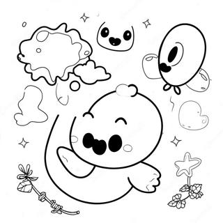 Halaman Mewarnai Karakter Hari Loncat Yang Unik 128717-62065