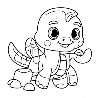 Halaman Mewarnai Kartun Scorpio Yang Imut 128766 62098