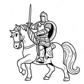 Gambar Mewarnai Kesatria Berani 129072 62335