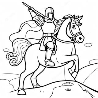 Gambar Mewarnai Kesatria Berani 129072 62336