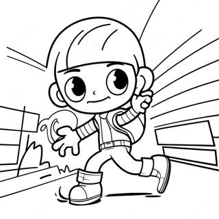 Halaman Mewarnai Johnny Test Dalam Petualangan Penuh Aksi 130226-63239