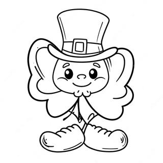 Halaman Mewarnai Karakter Shamrock Yang Imut 130665-63586