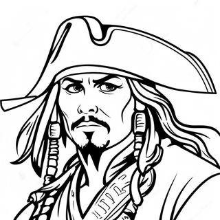 Jack Sparrow Dalam Aksi Halaman Mewarnai 130920-63775