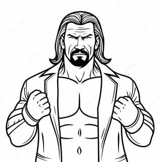 Triple H Di Ring Halaman Mewarnai 130975-63827