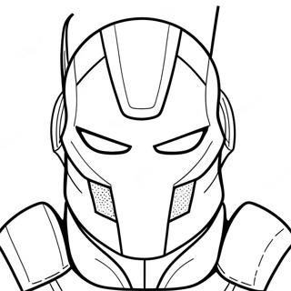 Deathstroke Topeng Halaman Mewarnai 131000 63843